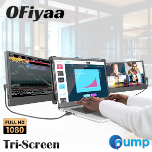 OFIYAA Tri-Screen - Triple Screen 12 Inch Laptop Monitor