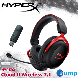 HyperX Cloud II Wireless 7.1 Gaming Headset - Red