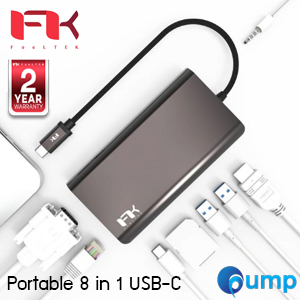 Feeltek Portable 8 IN 1 USB-C HUB