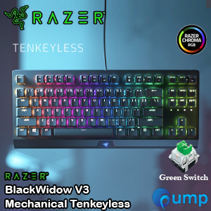 Razer BlackWidow V3 Tenkeyless Mechanical Gaming Keyboard - Green Switch