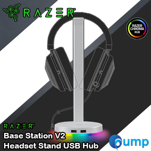 Razer Base Station V2 Chroma USB Hub Headset Stand - Mercury