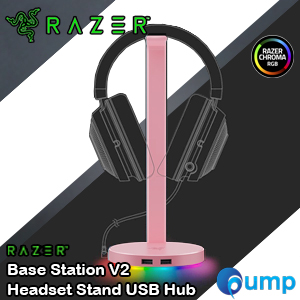 Razer Base Station V2 Chroma USB Hub Headset Stand - Quartz