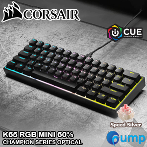 Corsair K65 RGB MINI 60% Mechanical Gaming Keyboard - Speed Switch