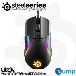 SteelSeries Rival 5 Wired Versatile Multi-Genre Gaming Mouse