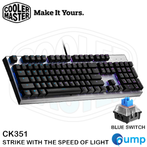 Cooler Master CK351 RGB Mechanical Keyboard - Blue Switch