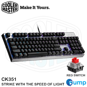 Cooler Master CK351 RGB Mechanical Keyboard - Red Switch