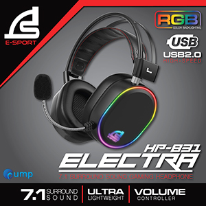 Signo E-Sport HP-831 Electra 7.1 Surround Sound Gaming Headset