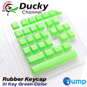 Ducky Rubber Keycap 31Key - Green