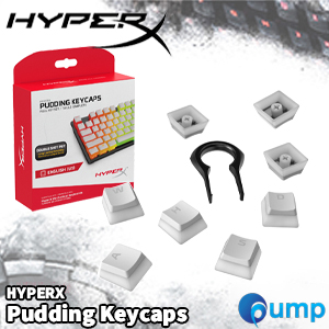 HyperX Pudding Double Shot PBT Keycaps White - ENG 