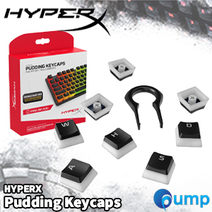 HyperX Pudding Double Shot PBT Keycaps Black - ENG 