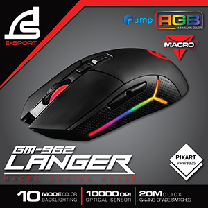 Signo E-sport GM-962 Langer Macro Gaming Mouse