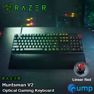 Razer Huntsman V2 Optical Gaming Keyboard - Linear Red (US) 