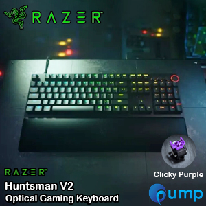 Razer Huntsman V2 Optical Gaming Keyboard - Clicky Purple (US)