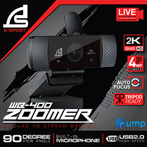 Signo E-sport WB-400 Zoomer 2K Quad HD Steam Webcam