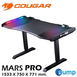 Cougar MARS PRO Enormous and Ergonomic Gaming Desk - Size 1.5m 