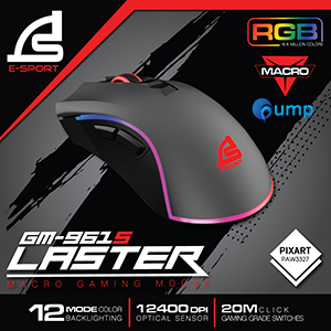 Signo E-Sport GM-961s LASTER Macro Gaming Mouse
