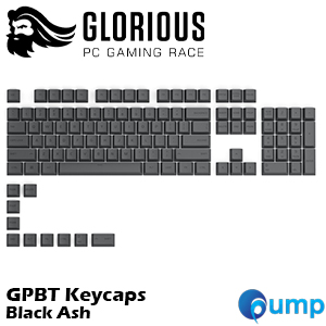Glorious GPBT Keycaps (Black Ash)