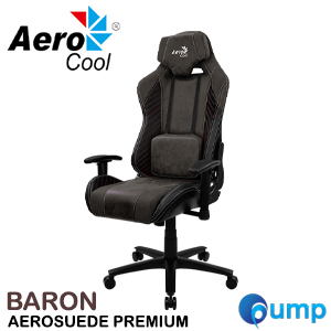 AeroCool BARON Aerosuede Gaming Chair - Black