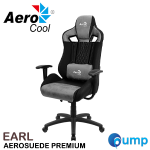 AeroCool EARL AeroSuede Gaming Chair - Stone Grey