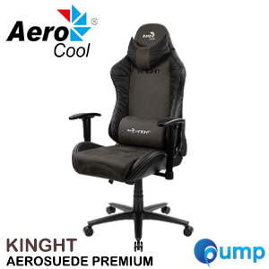 AeroCool KNIGHT AeroSuede Gaming Chair - Iron Black