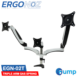 ERGONOZ EGN-02T Triple ARM Gas Spring Monitor - ขาตั้งจอ 3 แขน
