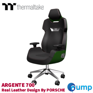 Thermaltake ARGENT E700 Real Leather Gaming Chair - Racing Green