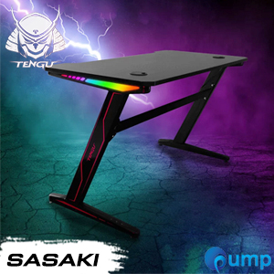 Tengu SASAKI Series RGB Gaming Desk - Red