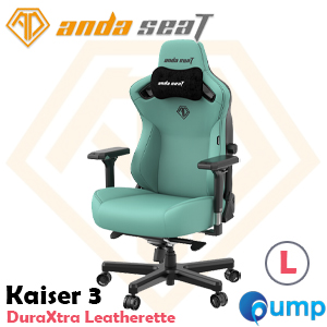 Anda Seat Kaiser 3 Series DuraXtra Leatherette Gaming Chair - Robin Egg Blue (L)