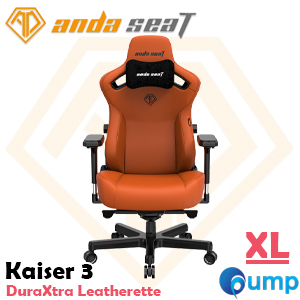 Anda Seat Kaiser 3 Series DuraXtra Leatherette Gaming Chair - Size XL (Blaze Orange)