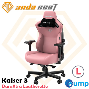 Anda Seat Kaiser 3 Series DuraXtra Leatherette Gaming Chair - Creamy Pink (L)