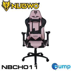 Nubwo NBCH-11 Caster Gaming Chair (Black/Light Pink)