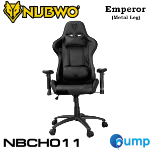 Nubwo NBCH-11 Emperor Gaming Chair Black (Metal Leg)
