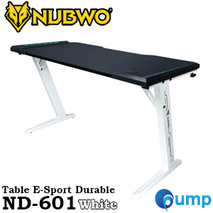 Nubwo ND-601 E-Sport Durable Gaming Desk (White)