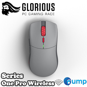 Glorious Series One Pro Wireless Mouse (Forge) (Centuari) (Gray/Red)