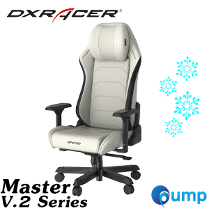  DXRacer Master V.2 Series Gaming Chair - WHITE/BLACK I239S/WN