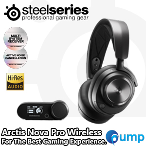 Steelseries Arctis Nova Pro Wireless Gaming Headset - Black
