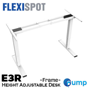 FLEXISPOT E3R Height Adjustable Desk - Frame - สีขาว / ขาโต๊ะปรับระดับ (By-Order)