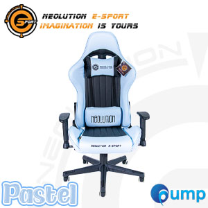 Neolution E-Sport Pastel Gaming Chair - Black Blue Sky