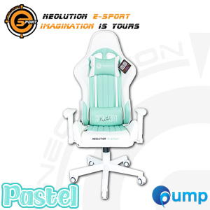 Neolution E-Sport Pastel Gaming Chair - Green White