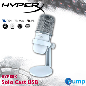 HyperX Solocast USB Condenser Gaming Microphone - White