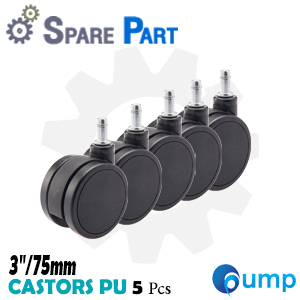 DXRacer Spare Part Castors PU Gaming Chair Size 3