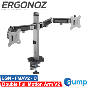 ERGONOZ EGN-FMAV2-D รุ่น Double Full Motion Arm V2 ขาตั้งจอสำหรับ 2 จอ