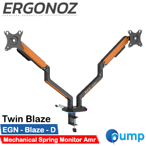 ERGONOZ EGN-BLAZE-D รุ่น Twin Blaze ขาตั้งจอสำหรับ 2 จอ