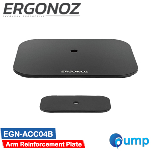 ERGONOZ EGN-ACC04B Monitor Arm Reinforcement Plate - Black