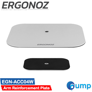 ERGONOZ EGN-ACC04W Monitor Arm Reinforcement Plate - White