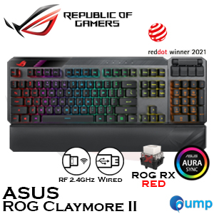ASUS ROG CLAYMORE II Mechanical Gaming Keyboard / RED SWITCH / TH