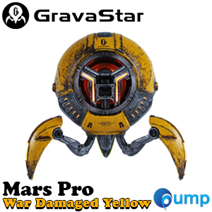 Gravastar Mars Pro Portable Speaker - War Damged Yellow