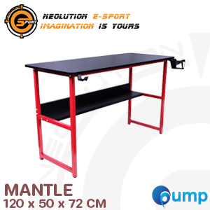 Neolution E-Sport MANTLE Gaming Desk - Black / Red