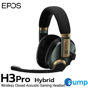 EPOS H3Pro Hybrid Wireless Closed Acoustic Gaming Headset - Green