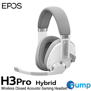  EPOS H3Pro Hybrid Wireless Closed Acoustic Gaming Headset - White